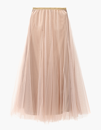 Latte Tulle Layer Skirt