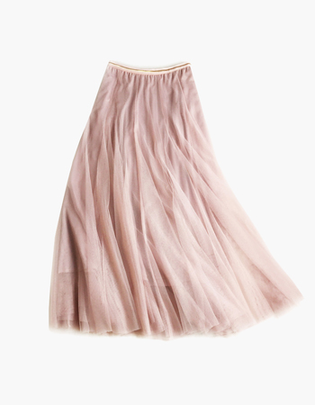 Soft Pink Tulle Layer Skirt