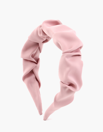 Pink Rouched Hairband