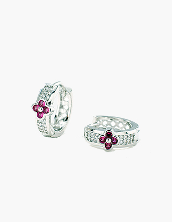Clover Embellished Huggies