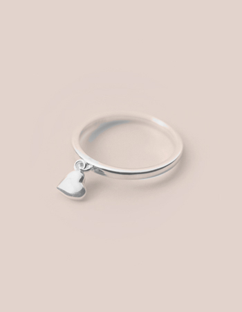 Heart Charm Ring