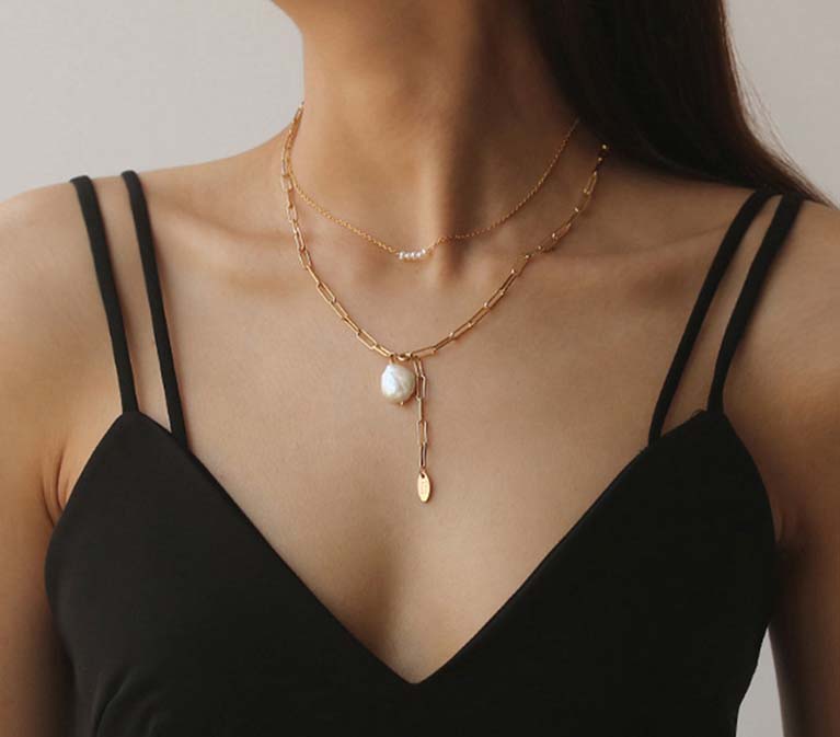 Pearl Drop Necklace