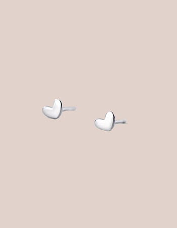 Tiny Heart Earrings