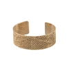 Textured Cuff in 14kt Gold Plate