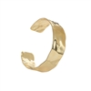 Polished Gold Open Cuff Bangle
