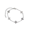 Cubic Zirconia Clover Bracelet