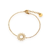 Bubble Sun Charm Bracelet in 18kt Gold Plate