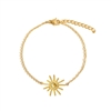 Sunburst Bracelet in Peridot natural stone