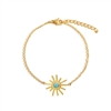 Sunburst Bracelet in Turquoise natural stone