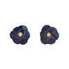 Scalloped Edge Flower Earrings