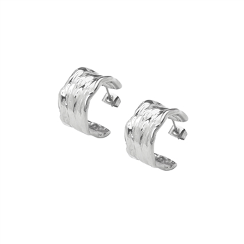 Textured Hoop Earrings