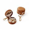 Mini Bag Charm Jewellery Case in Tan