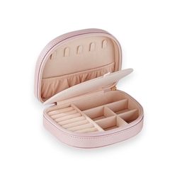 Jewellery Rounded Case in Pink