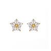 Flower Stud Earring in Clear