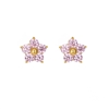 Flower Stud Earring in Pink