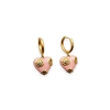 Heart Huggie Earrings