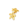 Five Petal Flower Earring in 18K Gold Plate