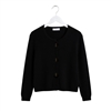 Black Rose Button Cardigan