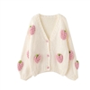 Strawberry Applique Cardigan