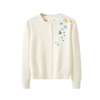Floral Embroidered Cardigan