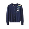Floral Embroidered Cardigan