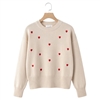 Heart Embroidered Jumper