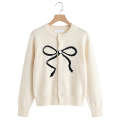 Centre Bow Cardigan