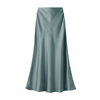 Duck Egg Satin Slip Skirt