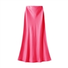 hot pink Satin Slip Skirt