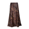 Tiger Print Satin Slip Skirt