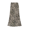 Zebra Print Satin Slip Skirt