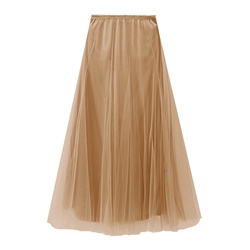 Mink Tulle Layer Skirt