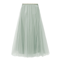 Pistachio Tulle Layer Skirt