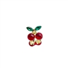 Mini cherry claw clip in gold