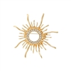 Blazing Sun Brooch in Gold