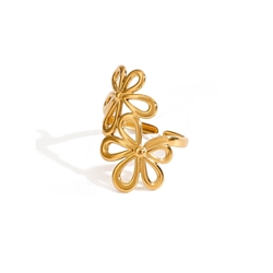 open petal ring