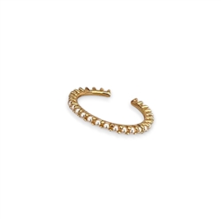 Pearl Inset Ring in Gold
