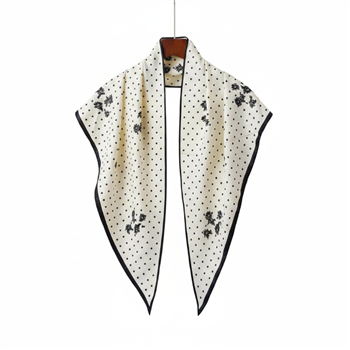 Triangular Satin Neck Scarf