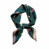 Square Neck Scarf in Forest Green