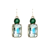Clear Twin Gem Earrings