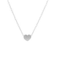 Silver Small Heart Necklace