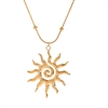 Spiral Sun Necklace