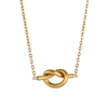 Knot Necklace in Gold