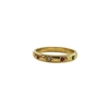 Engraved inset band ring