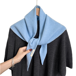 Wool Scarf in Sky Blue
