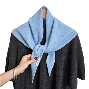 Wool Scarf in Sky Blue