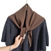 Wool Scarf in Chocolate