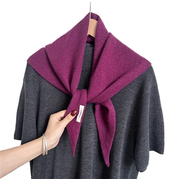 Wool Scarf in Fuchsia
